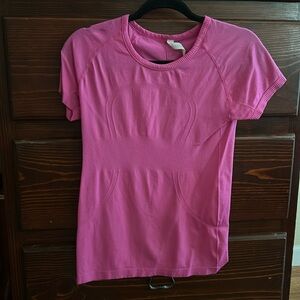 Pink lululemon shirt
